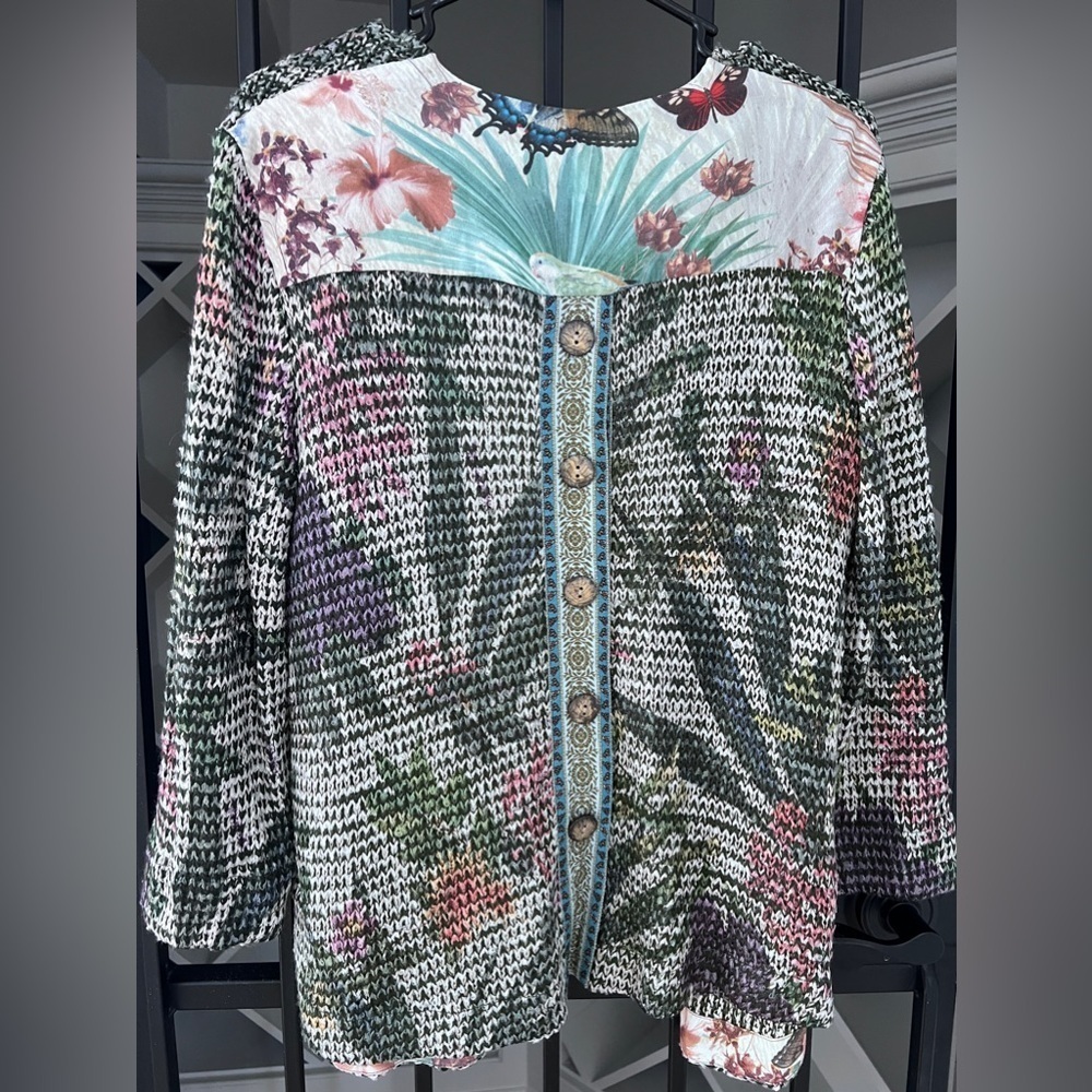 John Mark Mixed Multi Print Kimono - image 4